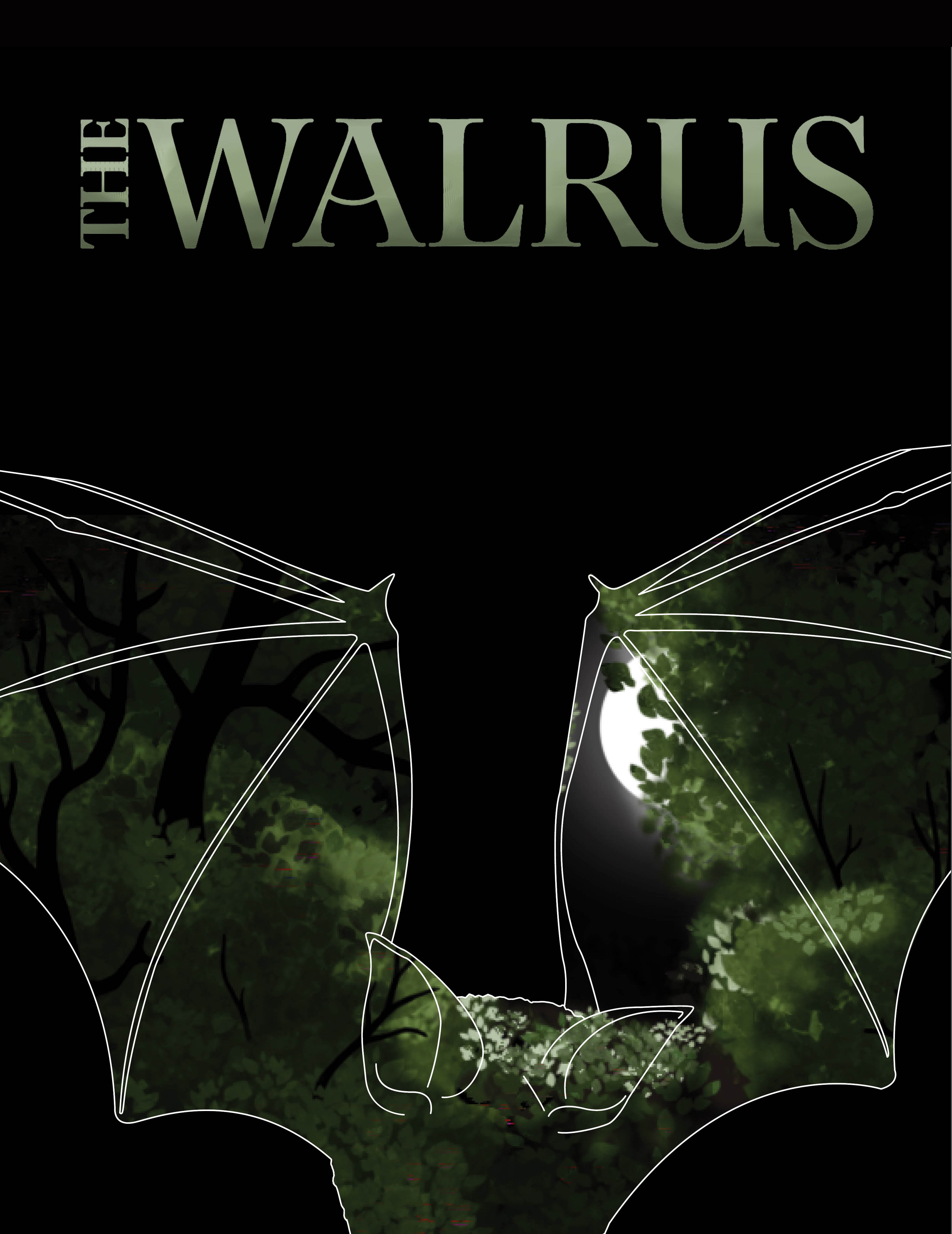 Cover for The Walrus with bat, no text